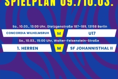 Spielplan 2 Spiele Insta - 1