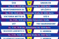 Spielplan 6 Spiele Insta - 1