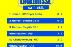 Ergebnisse 6 Spiele Insta - 1