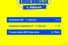 Ergebnisse 3 Spiele Insta - 1