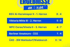 Ergebnisse 5 Spiele Insta - 1