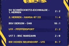 Ergebnisse 7 Spiele - 1