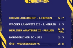 Ergebnisse 5 Spiele - 1