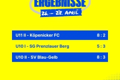 Ergebnisse 3 Spiele Insta - 1
