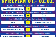 Spielplan 5 Spiele Insta - 1