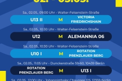 Spielplan  5 Spiele - 1