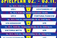 Spielplan 5 Spiele Insta - 1