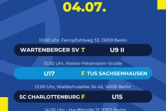 Spielplan 4 Spiele - 1
