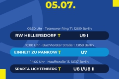Spielplan 3 Spiele - 1