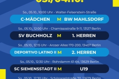 Kopie von Spielplan  5 Spiele - 1