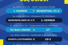 Kopie von Kopie von Spielplan  5 Spiele - 1