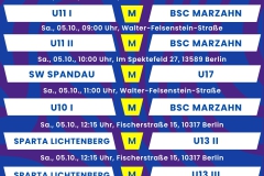 Spielplan 7 Spiele Insta - 1