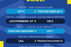 Spielplan  5 Spiele - 1