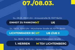 Spielplan 4 Spiele - 1