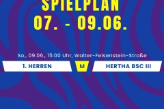 Spielplan 1 Spiel Insta - 1