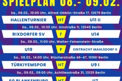 Spielplan 5 Spiele Insta - 1