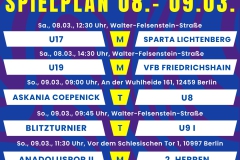 Spielplan 5 Spiele Insta - 1