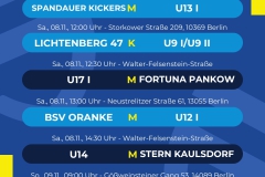 Kopie von Spielplan  6 Spiele - 1