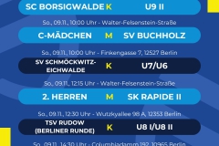 Kopie von Kopie von Spielplan  6 Spiele - 1