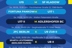 Kopie von Spielplan  6 Spiele - 1