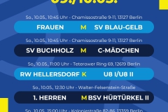 Spielplan  5 Spiele - 1