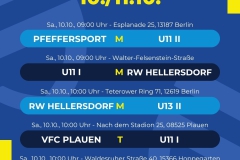 Spielplan  5 Spiele - 1