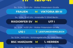 Spielplan  5 Spiele - 1