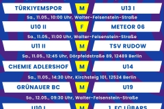 Spielplan 7 Spiele Insta - 1