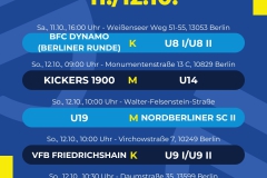 Kopie von Kopie von Spielplan  5 Spiele - 1