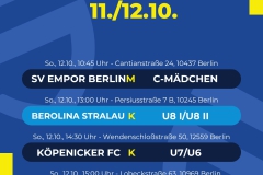 Spielplan 4 Spiele - 1
