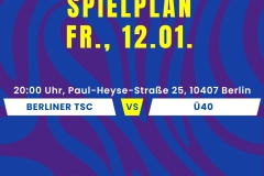 Spielplan 12.01.24