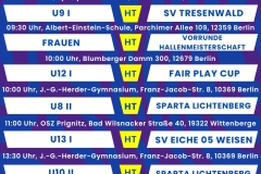 Spielplan 13.01.24