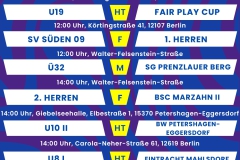Spielplan 14.01.24