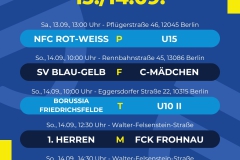 Spielplan  5 Spiele - 1