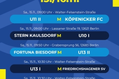 Spielplan  5 Spiele - 1