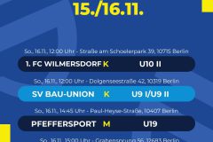 Spielplan 4 Spiele - 1