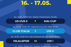 Spielplan 4 Spiele - 1