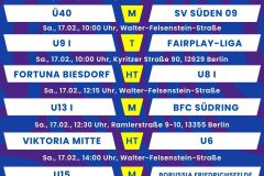 Spielplan 7 Spiele Insta - 1
