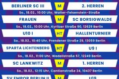 Spielplan 7 Spiele Insta - 1