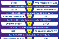 Spielplan 7 Spiele Insta - 1