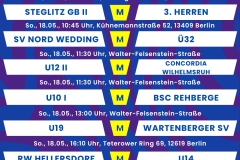 Spielplan 6 Spiele Insta - 1