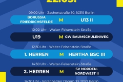 Kopie von Kopie von Spielplan  5 Spiele - 1