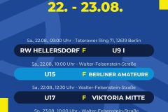 Spielplan 4 Spiele - 1