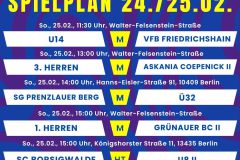 Spielplan 5 Spiele Insta - 1