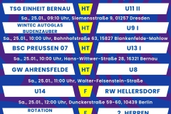 Spielplan 6 Spiele Insta - 1