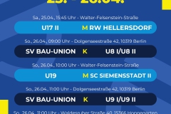 Kopie von Kopie von Spielplan  5 Spiele - 1