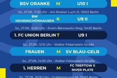 Kopie von Kopie von Spielplan  6 Spiele - 1