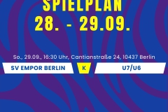 Spielplan 1 Spiel Insta - 1