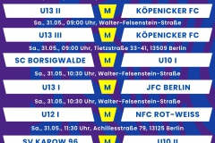 Spielplan 7 Spiele Insta - 1