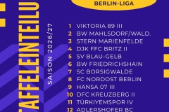 Staffeleinteilung Frauen - 1